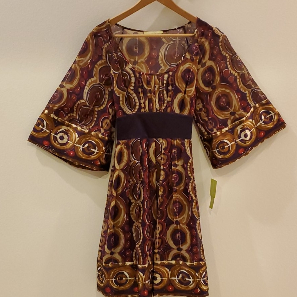Gianni Bini Kimono-Sleeve Dress - Size 8